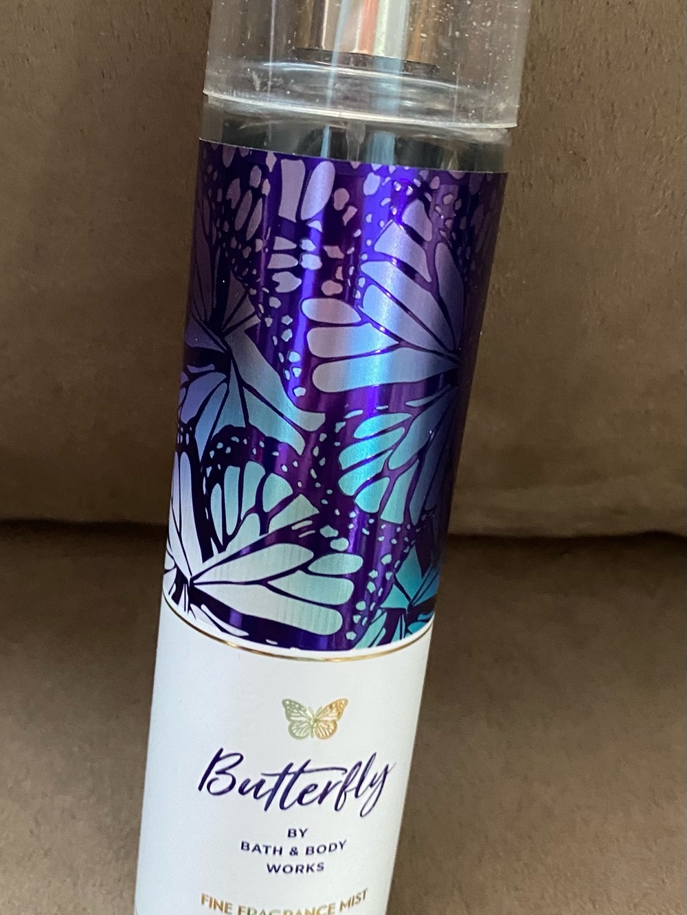 Bath & Body Works Butterfly Fine Fragrance Mist - Purple and Teal Accents